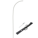 Losse Stok tbv Beachvlag groot 3,2m (stok+grondpen+tas)